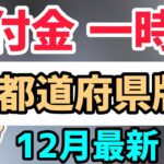 都道府県版給付金・月次支援金・一時支援金・応援金・協力金多数！12月13日時点の募集上状況について市区町村版の調べ方なども解説【中小企業診断士YouTuber マキノヤ先生】第917回