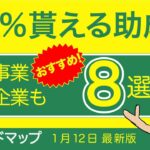 【助成金】個人事業主が申請可能な100%貰える助成金8選のご紹介です！