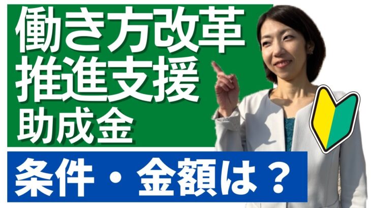 【働き方改革推進支援助成金】ざっくり解説｜条件、金額は？～残業時間削減・休日数を増やしたい会社向け