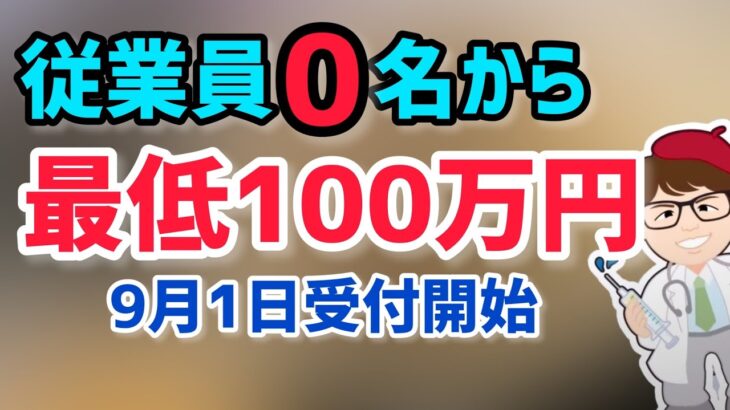 従業員0名から5名で最大750万円！8月18日公募開始9月1日申請受付開始！ものづくり補助金！ものづくり商業サービス生産性向上促進補助金【中小企業診断士YouTuber マキノヤ先生】第1161回