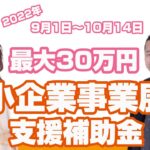 中小企業事業展開支援補助金【名古屋市限定】個人事業主・中小企業で2期以上確定申告してたら最大30万円の補助♬