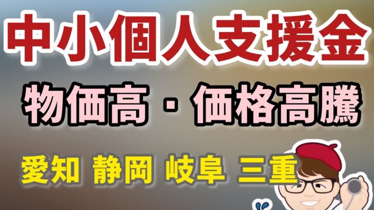 事業者向けの支援金・給付金・応援金12月9日時点情報・東海４県・静岡県・愛知県・三重県・岐阜県【中小企業診断士YouTuber マキノヤ先生】第1271回