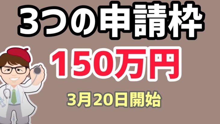 申請枠は150万円・600万円・800万円・3月20日開始・中小企業生産性革命推進事業「事業承継・引継ぎ補助金・中小企業庁【中小企業診断士YouTuber マキノヤ先生】第1369回