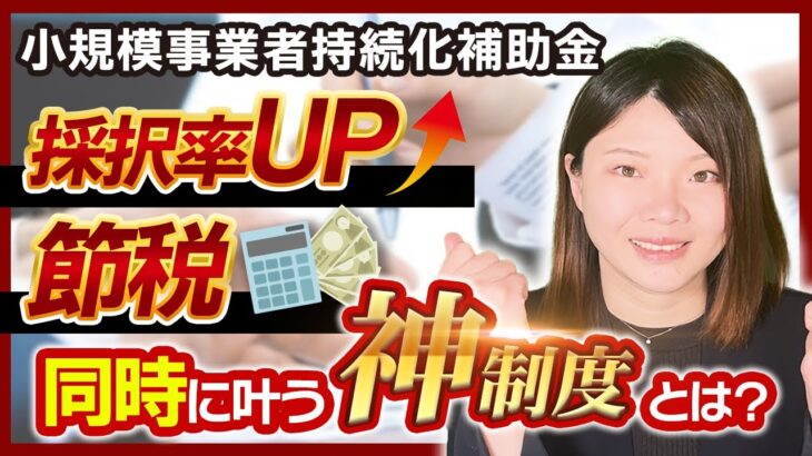 【小規模事業者持続化補助金】採択率アップ&節税が同時に叶う夢の制度【経営力向上計画】