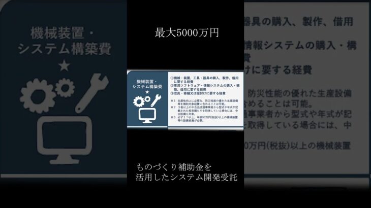 ものづくり補助金を活用したシステム開発受託