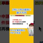 二分の１の確率で２０００万円など事業再構築補助金