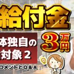 【8月10日時点: 新給付金3万円】自治体独自の上乗せ支給/ 住民税非課税でなくても申請可能/ 給付対象・基準日の差異/ R4・R5年度住民税非課税世帯/ 保険・税法の扶養の違い/ 皆様のコメント 等