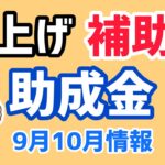 10月から最低賃金引き上げ・賃上げ補助金助成金・9月公表資料経済産業省・厚生労働省の支援資料が新たに公開・最低賃金引き上げ支援策マニュアルなどの情報も【中小企業診断士 マキノヤ先生】第1556回