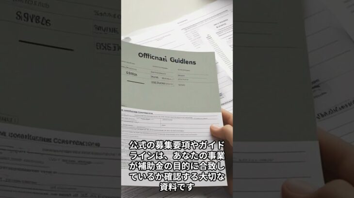 補助金申請の前に知っておくべきこと