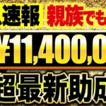 【緊急速報】合計1,140万円手に入る助成金３選