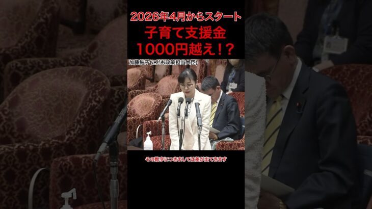 【子育て支援金】2026年4月スタート、平均500円負担にもかかわらず月1000円越え負担も!?【加藤鮎子】【石川香織】【立憲民主党】