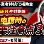 【小規模事業者持続化補助金】電子申請前に必ず確認するべき要注意点【3つ】