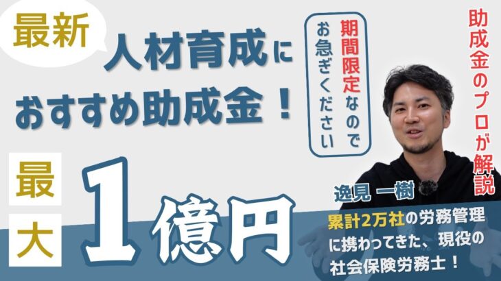 【人材訓練＋リスキリングの助成金】人材開発支援助成金・新事業展開等リスキリング支援コースをプロが簡単に教えます（助成金/社労士/中小企業/最新/期間限定/令和６年度/新コース/人材育成/訓練会社）