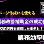 【2024年最新】業務改善助成金を活用！230万円を獲得したホームページ改善事例