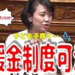 【少子化】国会中継。子ども子育て支援金制度に反対❗　国民民主党　伊藤　孝恵議員の演説。　6月5日　参議院・本会議