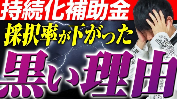 【9割は知らない】持続化補助金の採択率が下がった本当の理由を補助金のプロが解説します