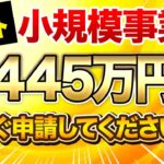 【号外】まさかの個人事業主でも1445万円貰えます！この動画を見たら今すぐ申請してください！