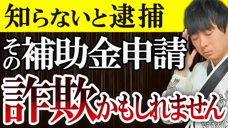 【知らないと逮捕】超人気の補助金で支援者15社が処分を受けたのでその内容を補助金の専門家が解説します