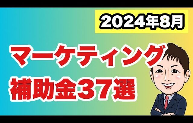 【2024年8月】販路開拓・販路拡大・売上アップマーケティング補助金37選