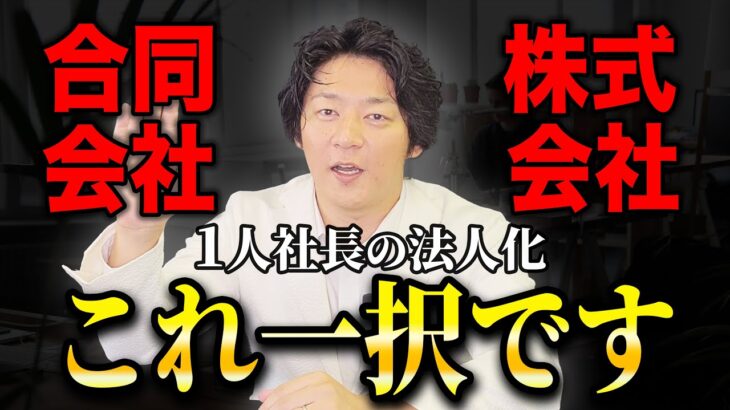 法人化する前に絶対に知っておくべき！法人成りするなら合同会社と株式会社どっちがお得なのか？プロが徹底解説します【個人事業主】