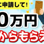 【知らないと損】政府から20万円！申請すればもらえる！低所得者向け給付金・助成金制度4選！