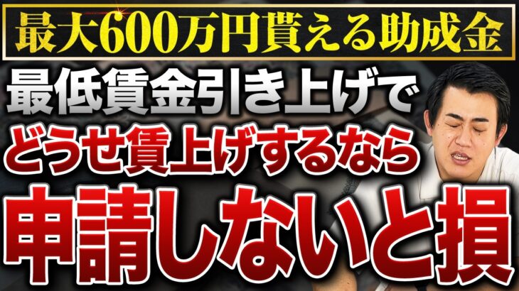 【急げ】最低賃金引き上げで賃上げするのにこの助成金申請しないの？人件費負担を少しでも軽減したい個人事業主・経営者が今すぐ申請するべき業務改善助成金を中小企業診断士がわかりやすく解説