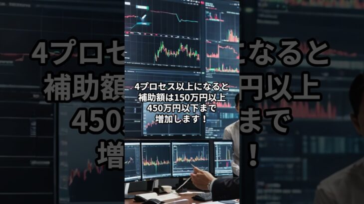 プロセス数による補助金額の違い #shorts  #it導入補助金 #補助金