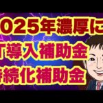 【2025年濃厚？】持続化補助金＆IT導入補助金。さらにものづくり・事業承継引継ぎも？