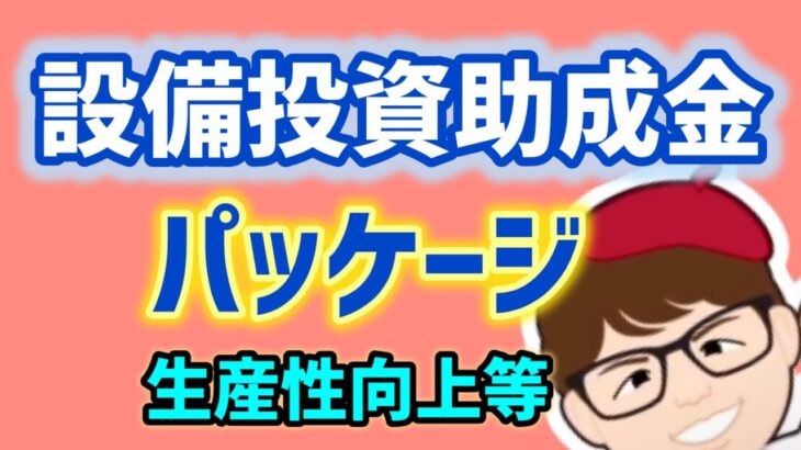 設備投資助成金含む支援パッケージ2025年版【中小企業診断士YouTuber マキノヤ先生】第1966回