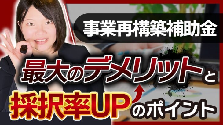 【事業再構築補助金】今後狙う前に把握しておくべきデメリットと攻略法⁉︎