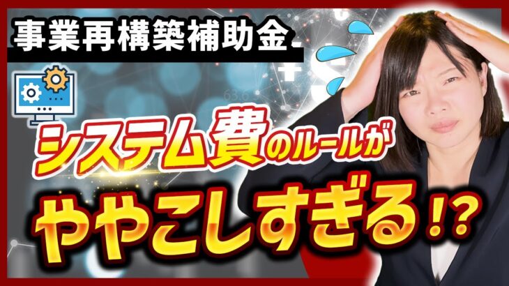 【事業再構築補助金】システム費の申請がめちゃくちゃややこしくなりました -後編 –