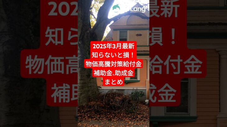 【2025年3月最新】知らないと損！物価高騰対策給付金、補助金・助成金まとめ #お得情報#補助金#助成金#給付金#物価高騰